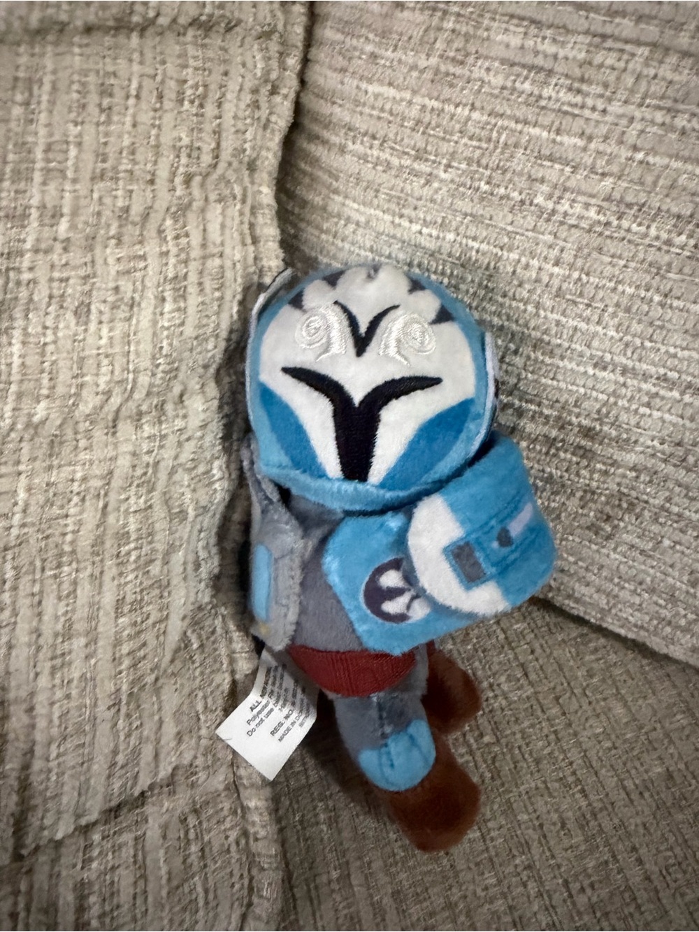 Star Wars The Mandalorian Blue Helmet Plush
